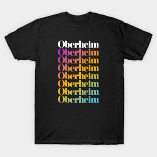 Vintage Oberheim Rainbow Logo T-Shirt